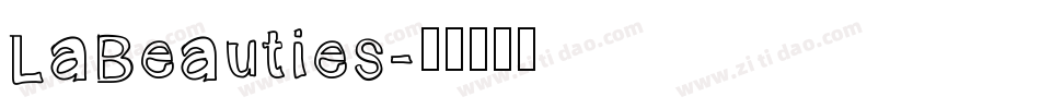 LaBeauties字体转换