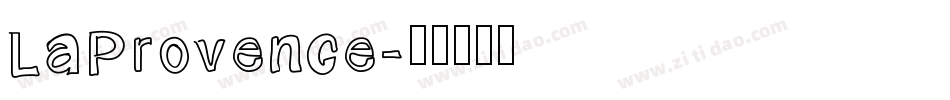 LaProvence字体转换