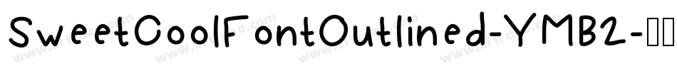 SweetCoolFontOutlined-YMB2字体转换