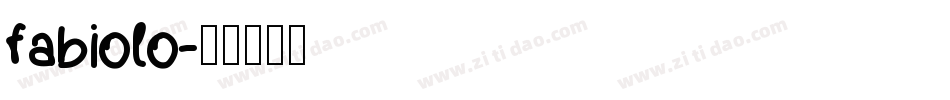fabiolo字体转换