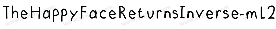 TheHappyFaceReturnsInverse-mL2Vm字体转换