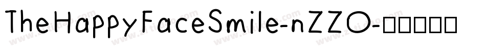 TheHappyFaceSmile-nZZO字体转换 TheHappyFaceSmile-nZZO字体转换