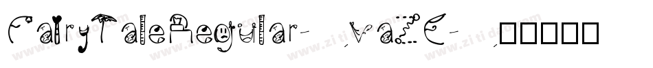 FairyTaleRegular-vaZE字体转换