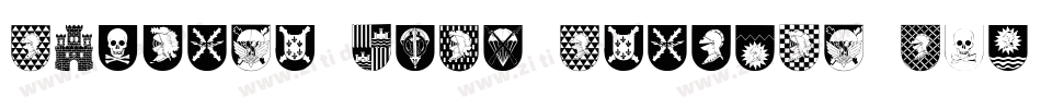 Spanish-Army-Shields-Two字体转换