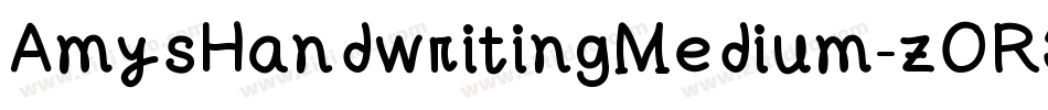 AmysHandwritingMedium-zOR3字体转换