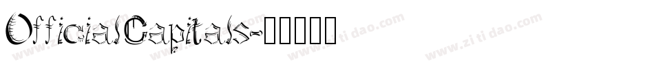 OfficialCapitals字体转换