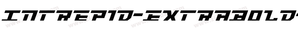 Intrepid-ExtraBold字体转换