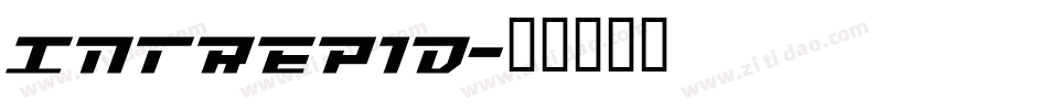 Intrepid字体转换