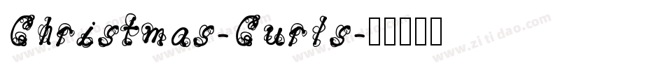 Christmas-Curls字体转换