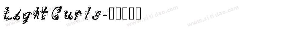 LightCurls字体转换