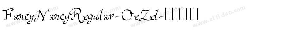 FancyNancyRegular-OeZd字体转换