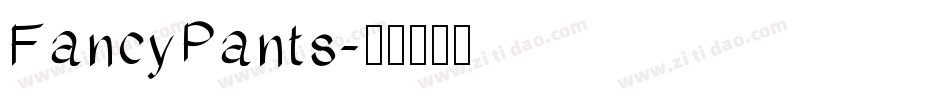 FancyPants字体转换