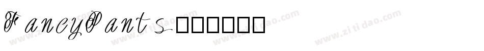 FancyPants字体转换