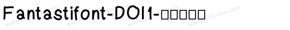 Fantastifont-DOl1字体转换
