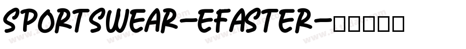 Sportswear-EFaster字体转换