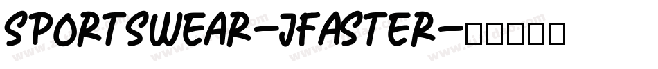 Sportswear-JFaster字体转换
