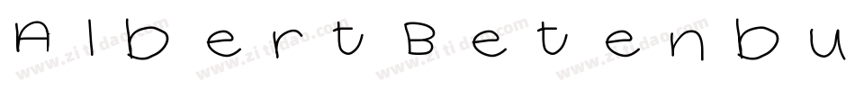 AlbertBetenbuchExtrude字体转换