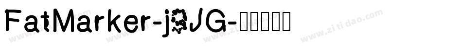 FatMarker-j9JG字体转换