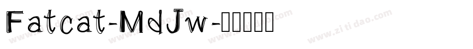 Fatcat-MdJw字体转换