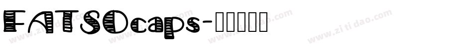 FATSOcaps字体转换