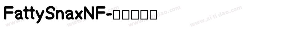 FattySnaxNF字体转换