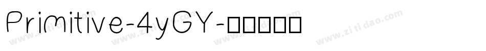 Primitive-4yGY字体转换