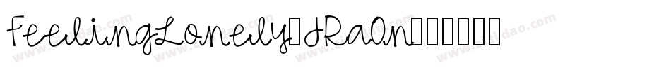FeelingLonely-JRa0n字体转换
