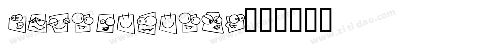 Squareheads字体转换
