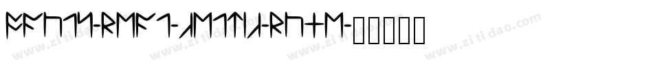 Pauls-Real-Celtic-Rune字体转换