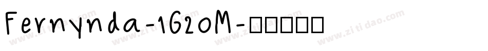 Fernynda-1G2oM字体转换