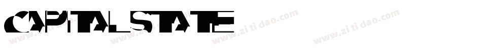 CapitalState字体转换