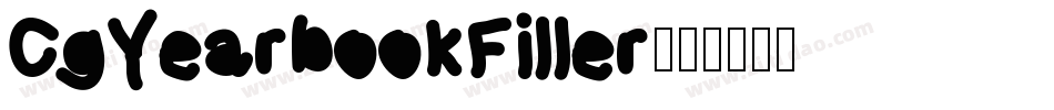 CgYearbookFiller字体转换