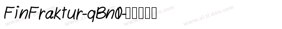 FinFraktur-qBn0字体转换