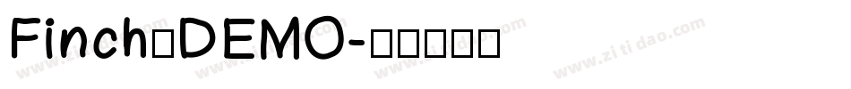 Finch_DEMO字体转换