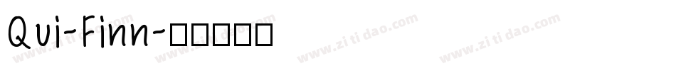 Qui-Finn字体转换