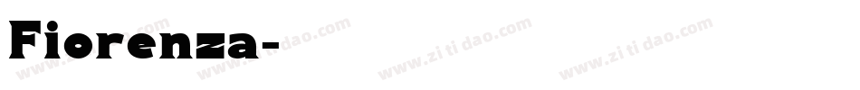 Fiorenza字体转换