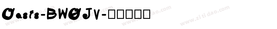Oasis-BW0JV字体转换
