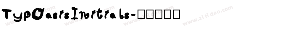 TypOasisInitials字体转换