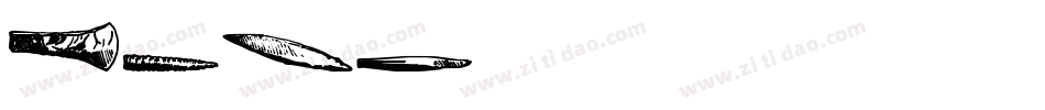 army字库字体转换