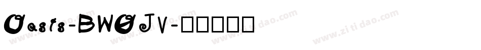 Oasis-BW0JV字体转换