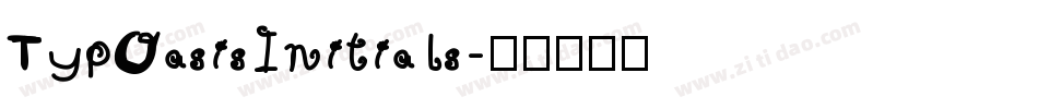 TypOasisInitials字体转换