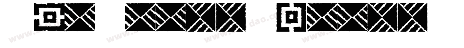TwoTonedStoned字体转换