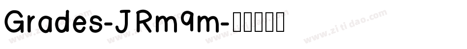 Grades-JRm9m字体转换