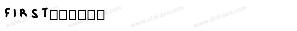 FIRST字体转换