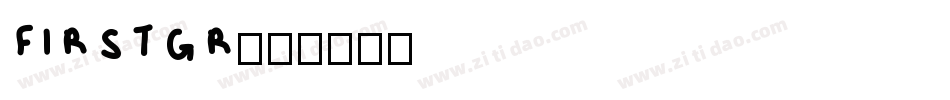 FIRSTGR字体转换