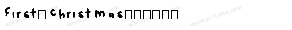 First-Christmas字体转换
