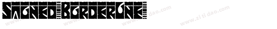Stoned-BorderOne字体转换
