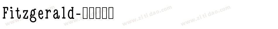 Fitzgerald字体转换
