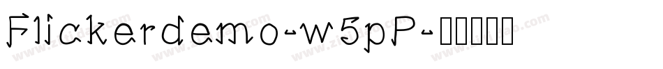 Flickerdemo-w5pP字体转换