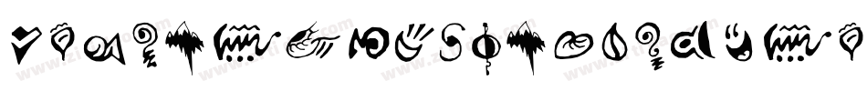 SuRealDingbats-VolumeOne字体转换